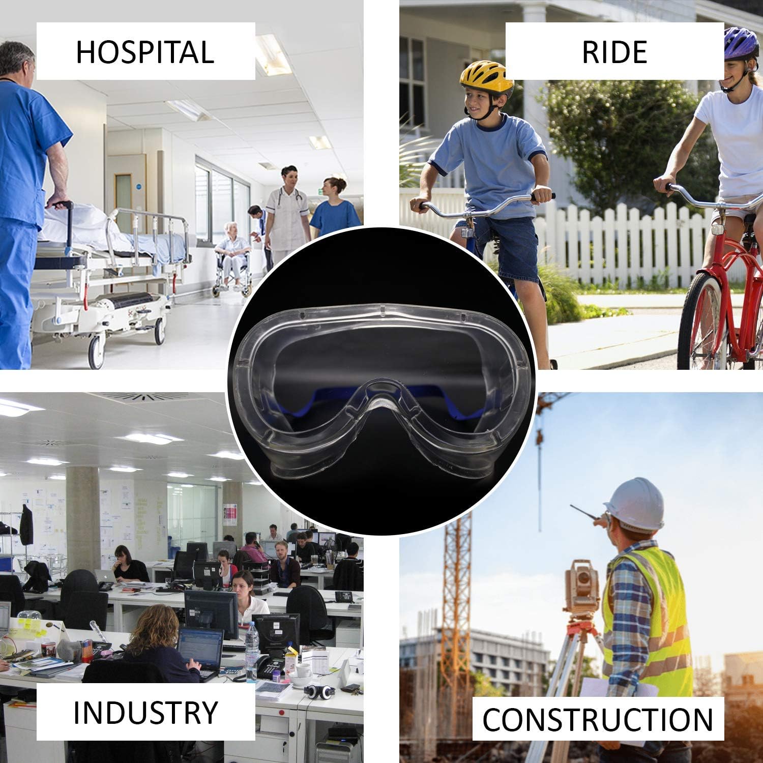 0509 Safety Goggles, Technic Safety Goggles Protection for Classroom Home & Workplace Prevent The Impact of Dust Droplets Gas Protection Glass DeoDap 0509 Safety Goggles, Technic Safety Goggles Protection for Classroom Home & Workplace Prevent The Impact of Dust Droplets Gas Protection Glass DeoDap